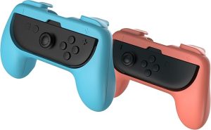 Subsonic - Pack 2 empuñaduras de mando Joy-con para Nintendo Switch y Nintendo Switch 2 - Azul y rojo