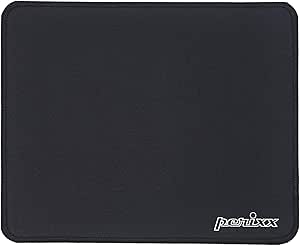Perixx DX-1000L Alfombrilla antideslizante de ratón - Con base de goma - Para ratón con cable o inalámbrico - Tamaño L 32 x 27 x 0.2 cm - Color negro