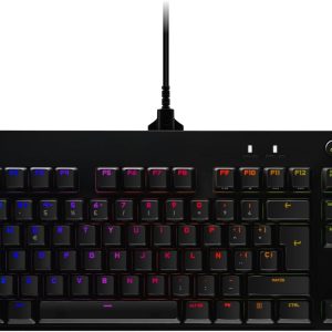 Logitech G PRO TKL Mecánico Teclas GX-Clicky Azules, RGB LIGHTSYNC, Cable Micro USB COLOR NEGRO