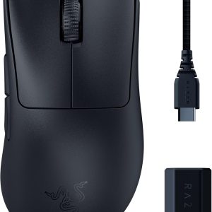 Razer DeathAdder V3 Pro HyperPolling Wireless Dongle Ratón Ultraligero inalámbrico 8K Hz Sensor