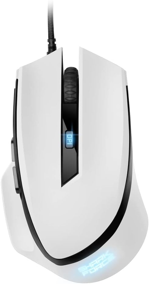 Ratón Gaming Sharkoon Shark Force II Blanco USB