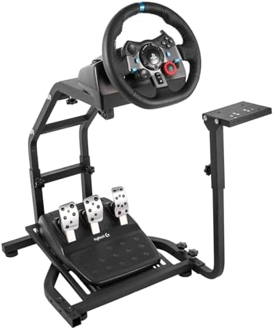 Soporte ajustable para carreras, compatibilidad universal para la mayoría de juegos de pedales, mejora el juego del simulador