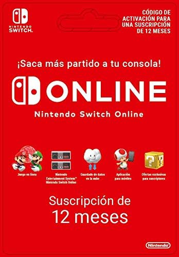 Nintendo Switch Online - 12 meses Código de descarga de SwitchNintendo Switch Online - 12 meses Código de descarga de Switch