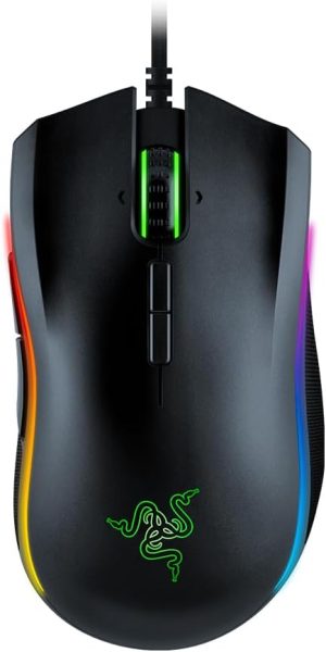 Ratón Razer Mamba Elite sensor óptico con 16.000 ppp e iluminación Chroma RGB COLOR Negro