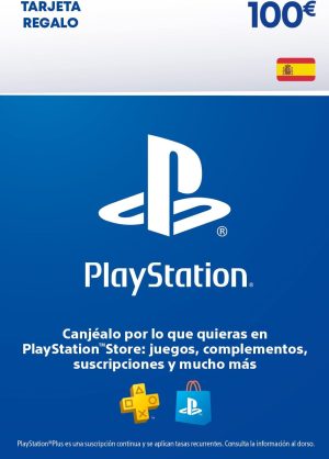 100€ PlayStation Store Tarjeta Regalo Cuenta española Código por correo