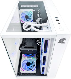 NitroPC Extreme Nitro Plus (AMD Ryzen 7 7800X3D 8/16 5.0 GHz, RTX 5070 de 12 GB, RAM de 32 GB, M.2 de 2 TB, Windows 11, iluminación RGB, wifi) (blanco)