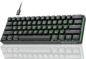 Teclado Gaming Dierya con cable DK61se Mini 60%Mecánico