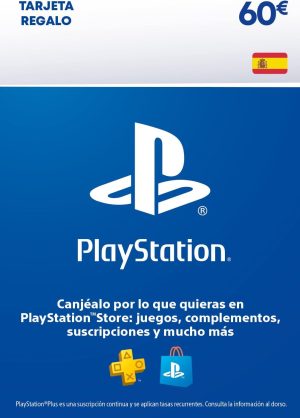 60€ PlayStation Store Tarjeta Regalo Cuenta española [Código por correo]