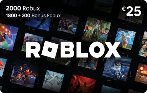 Tarjeta regalo de Roblox - 2,000 Robux [ordenador, móvil, tableta, Xbox One, Oculus Rift o HTC Vive]