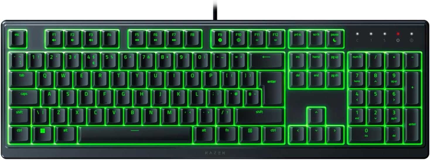 Teclado Razer Ornata V3 X Teclas con Revestimiento UV UK-Layout | Negro