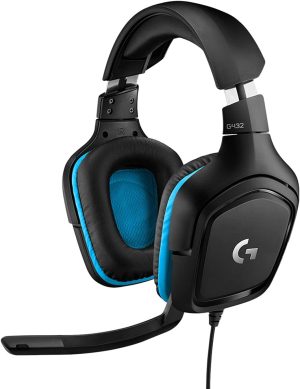 Logitech G432 Auriculares Gaming con Cable USB PC/Mac/Xbox One/PS4/Switch COLOR Azul Negro