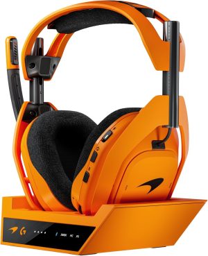 Logitech G Astro A50 X Lightspeed, Auriculares inalámbricos + estación Base Pro-G Graphene, PLAYSYNC en Xbox Series X|S + PS5 + PC/Mac, Bluetooth, Paso de HDMI 2.1