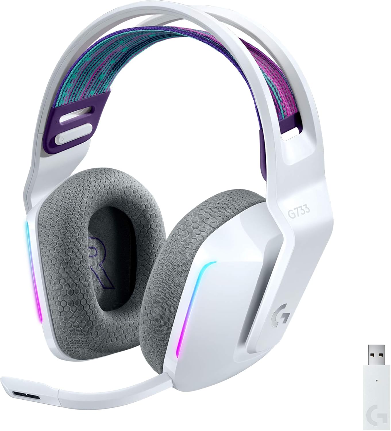 Logitech G733 LIGHTSPEED Inalámbricos PC, PS4, PS5 COLOR Blanco