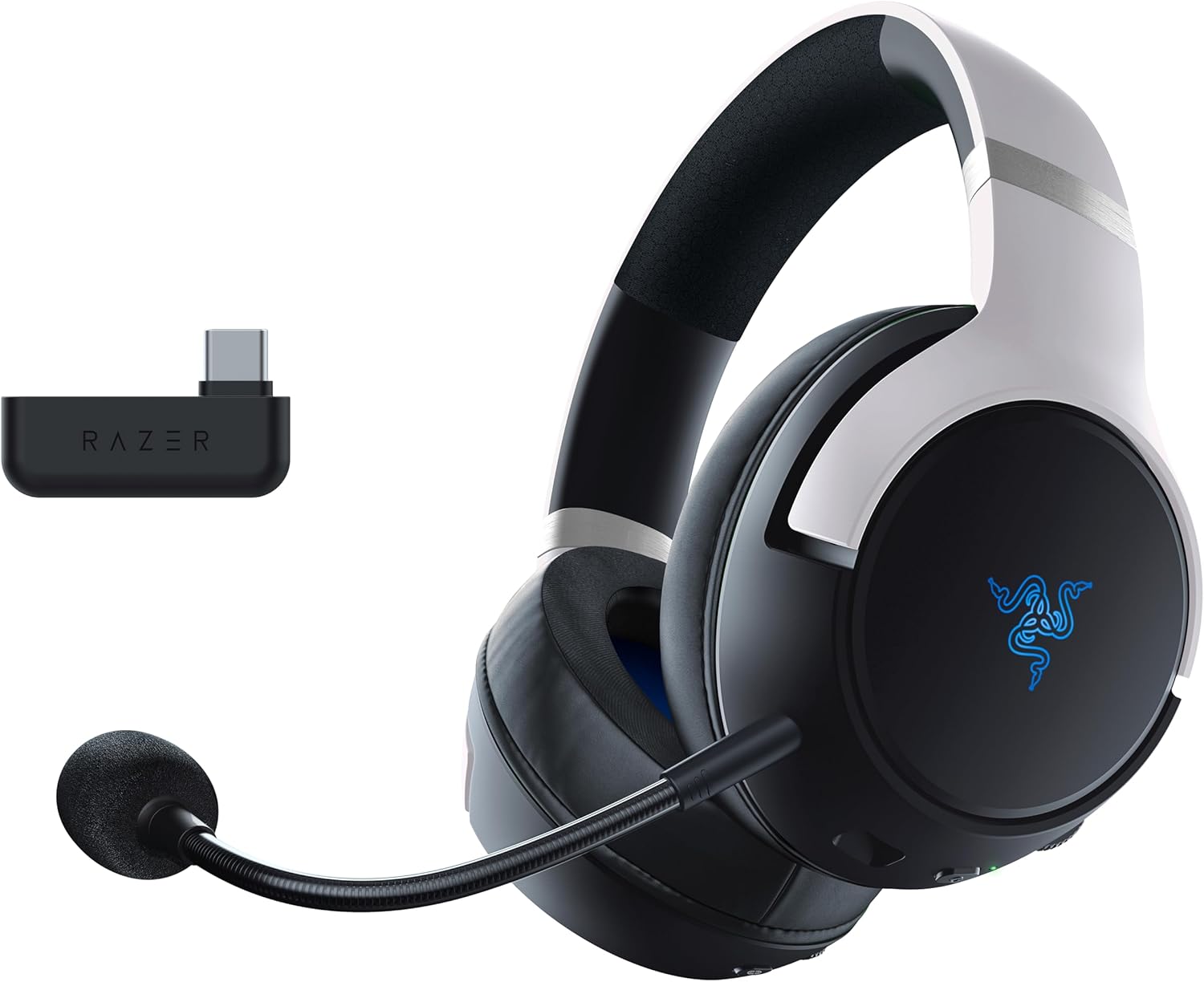 Razer Kaira Pro HyperSpeed Auriculares Gaming Inalámbricos PlayStation5 Micrófono Híbrido Integrado color Negro