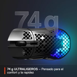 SteelSeries Aerox 5 Wireless Ratón Bluetooth resistente al agua