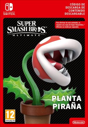 Smash Bro Ultimate Piranha Plant Fighter NINTENDO Switch Código de descarga
