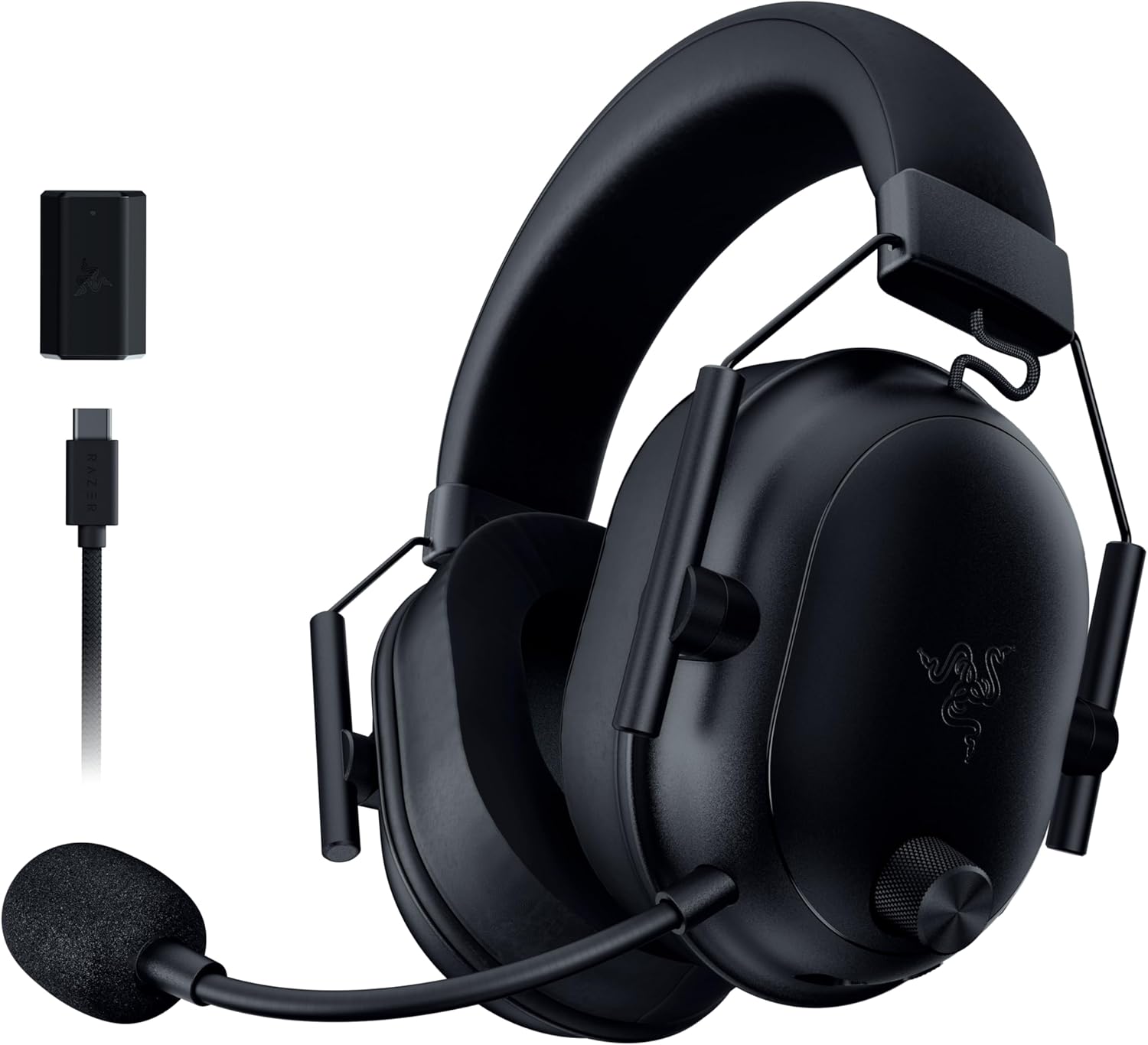 Razer BlackShark V2 HyperSpeed inalámbricos para PC Diafragmas TriForce de titanio de 50 mm, Bluetooth color Negro