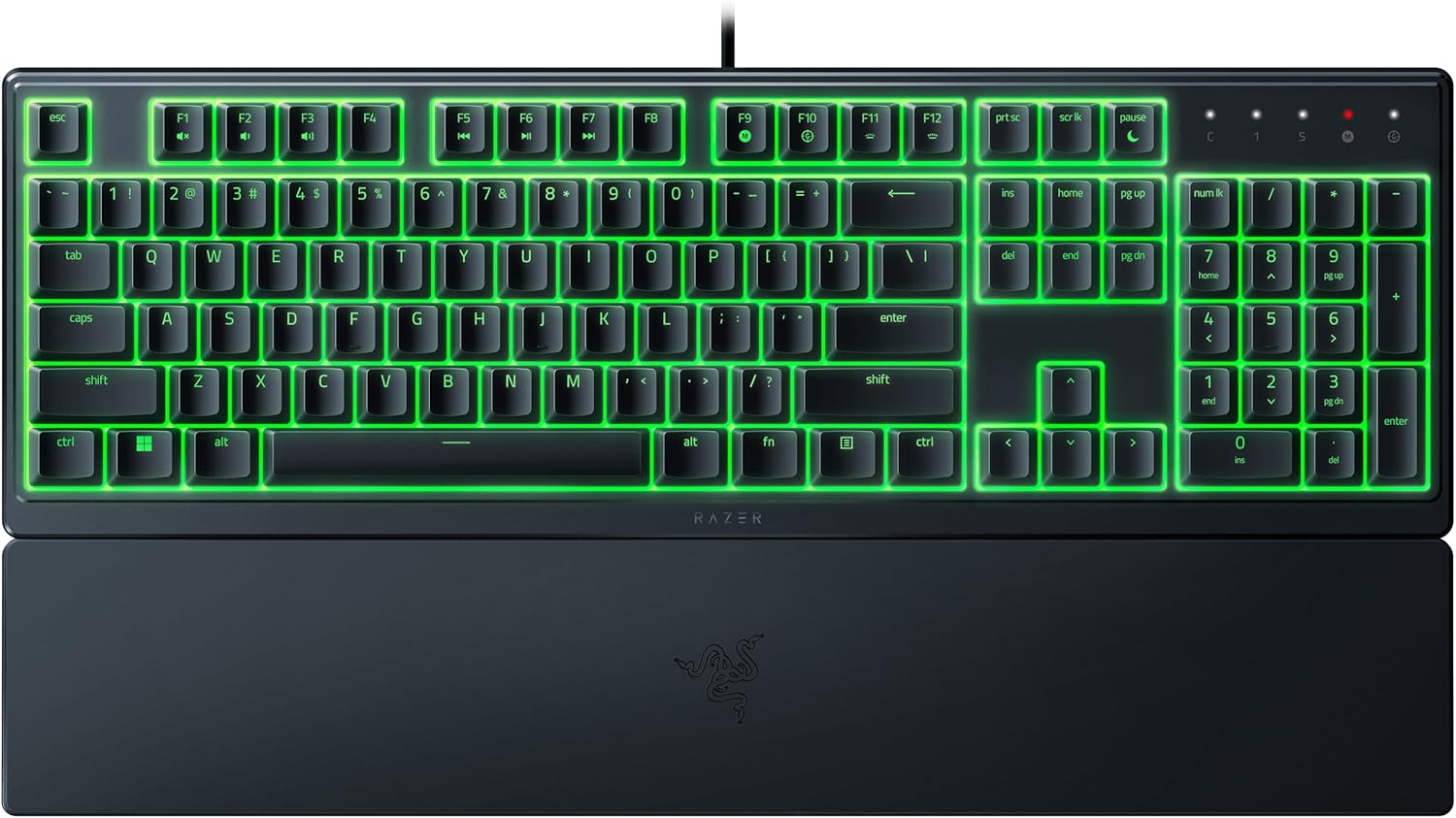 Teclado Razer Ornata V3 X Teclas con Recubrimiento UV Negro