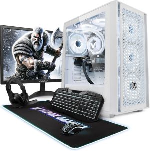 PC Vibox III-28 Monitor 23 PULGADAS Intel Core i5 11400F 4.4GHz Nvidia RTX 3050 6GB 16GB RAM  SSD NVMe de 1TB • Windows 11 Wi-Fi