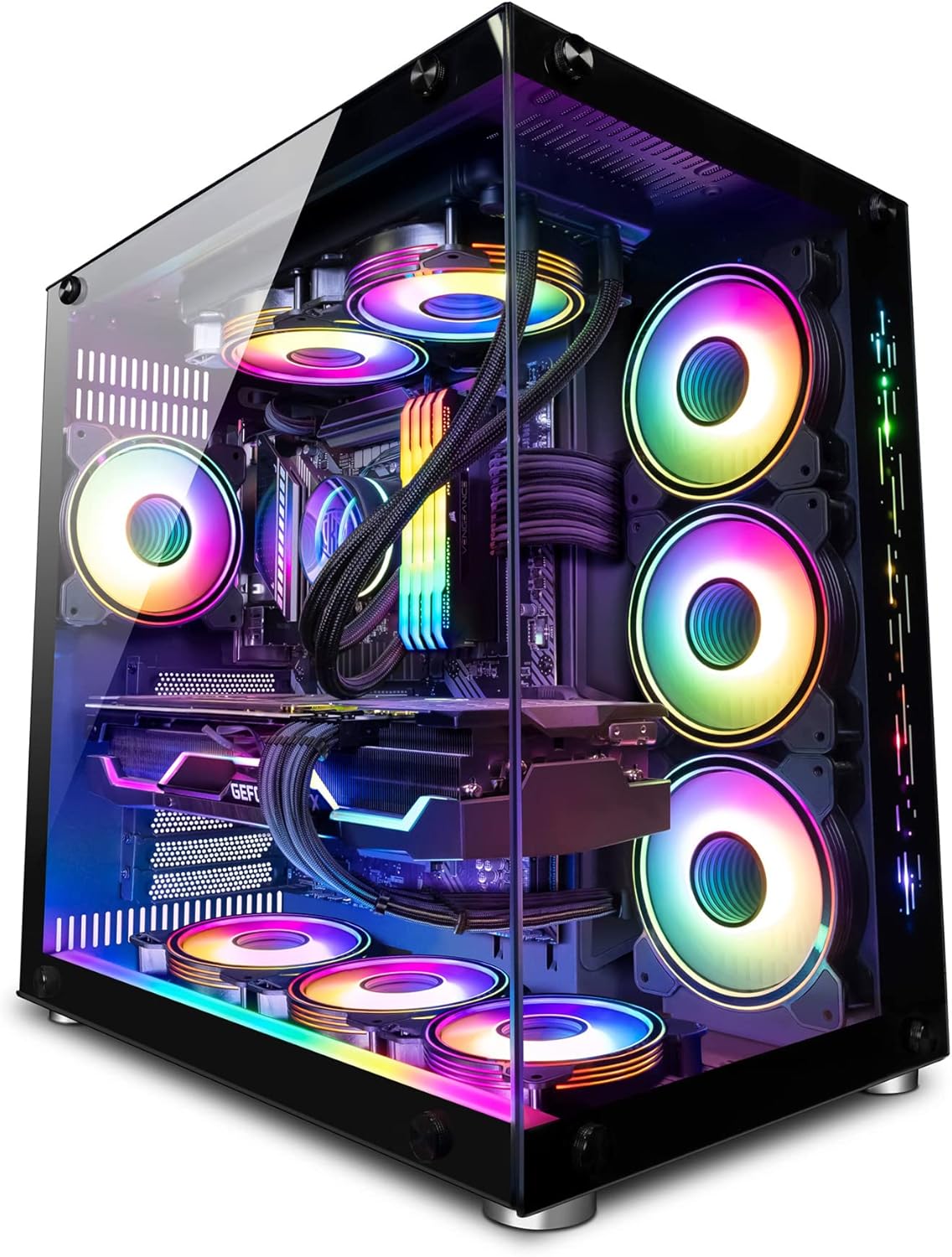 PC Vibox SG-VIII-49 • Intel Core i9 12900KF 5.2GHz • Nvidia RTX 5070 Ti 16GB • 32GB RAM • SSD NVMe de 2TB • Windows 11 • Wi-Fi