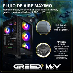 PC AMD Ryzen 5 9600X Nvidia Geforce RTX 5070 12 GB + Raytracing y 4K 5,4 GHz 32 GB RAM DDR5 1 TB SSD WLAN + Win11 Pro