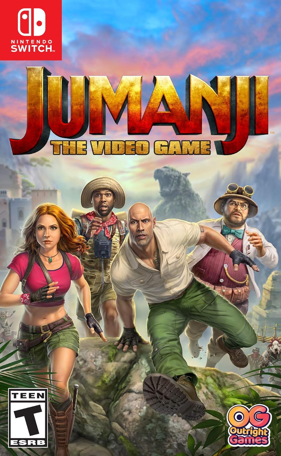 Jumanji videojuego para Nintendo Switch