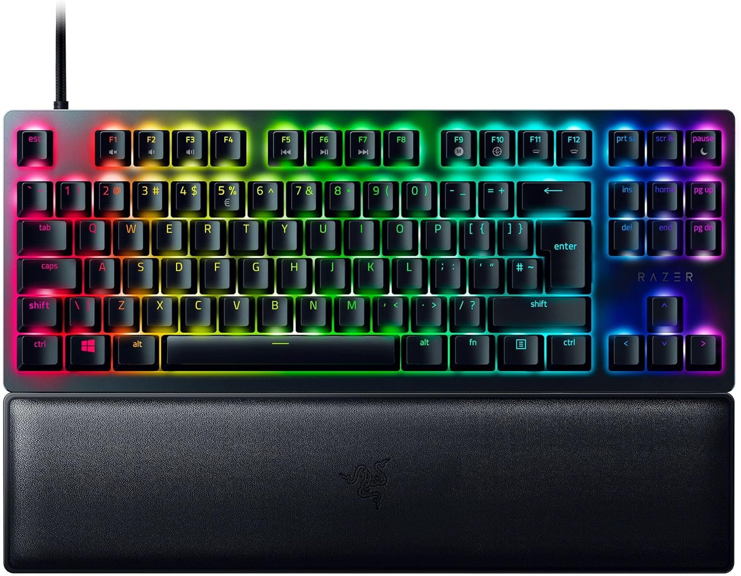 Razer Huntsman V2 Tenkeyless reposamuñecas ergonómico interruptores ópticos lineales Gen-2