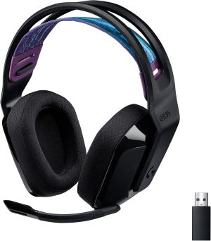 Logitech G535 LIGHTSPEED inalámbricos recargables por USB PC, PS4, PS5 COLOR Negro