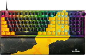 Razer Huntsman V2 PUBG Edición reposa Palmas Tapas de Teclas Doubleshot PBT